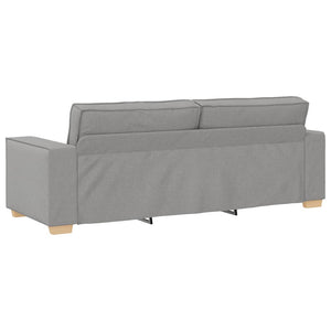 Canapé 3 places Gris nuage 180 cm Tissu