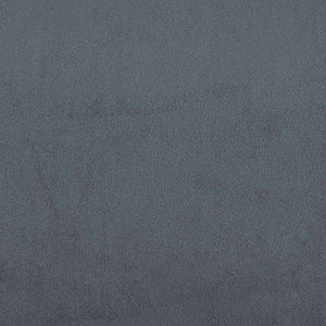 Canapé à 2 places Gris foncé 120 cm Velours