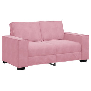 Canapé à 2 places Rose 120 cm Velours