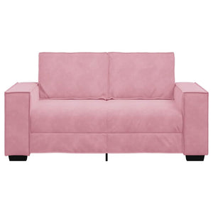 Canapé à 2 places Rose 120 cm Velours