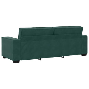Canapé à 3 places Vert foncé 180 cm Velours