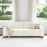 Canapé à 3 places Crème 180 cm Velours