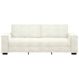 Canapé à 3 places Crème 180 cm Velours