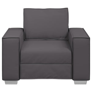 Fauteuil canapé Gris 99 x 78 x 84 cm Cuir artificiel