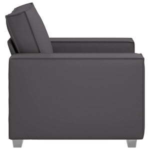 Fauteuil canapé Gris 99 x 78 x 84 cm Cuir artificiel