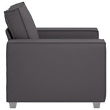 Fauteuil canapé Gris 99 x 78 x 84 cm Cuir artificiel
