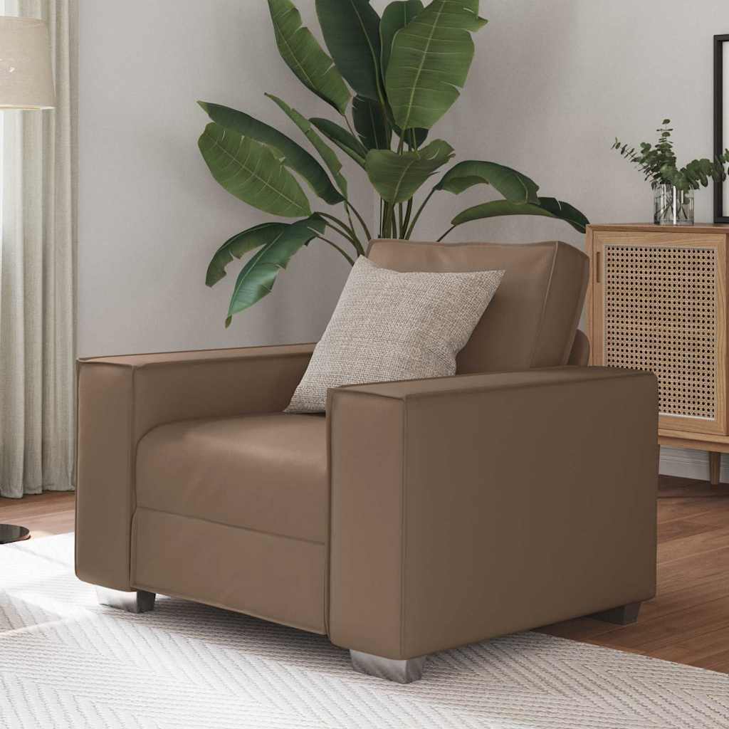 Fauteuil canapé Cappuccino 99 x 78 x 84 cm Cuir artificiel