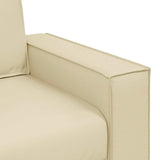 Fauteuil canapé Crème 160 x 78 x 84 cm Cuir artificiel