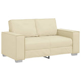 Fauteuil canapé Crème 160 x 78 x 84 cm Cuir artificiel
