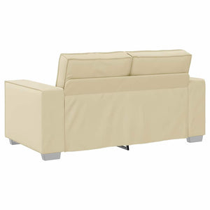 Fauteuil canapé Crème 160 x 78 x 84 cm Cuir artificiel