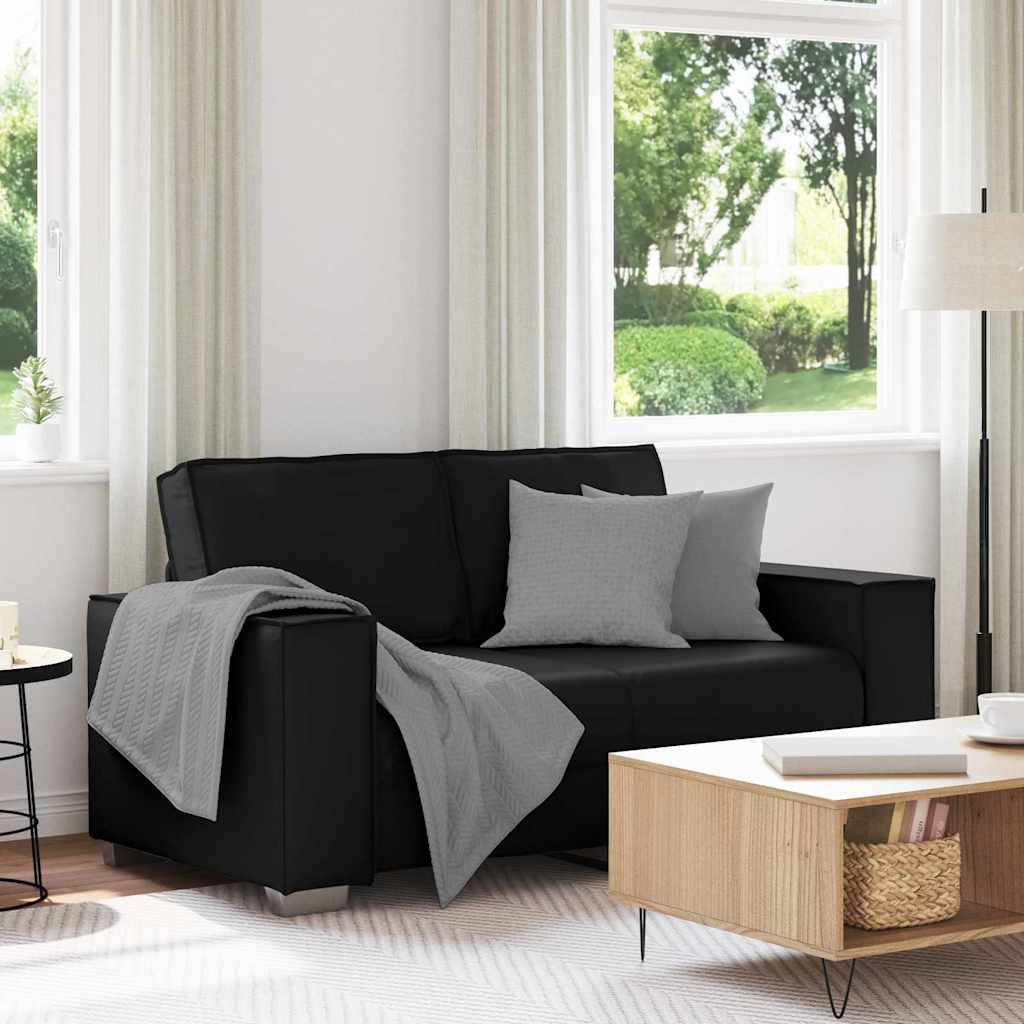 Fauteuil canapé Noir 160 x 78 x 84 cm Cuir artificiel
