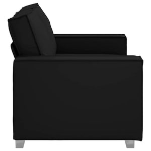 Fauteuil canapé Noir 160 x 78 x 84 cm Cuir artificiel