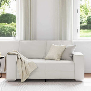 Fauteuil canapé Blanc 160 x 78 x 84 cm Cuir artificiel
