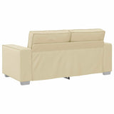 Fauteuil canapé Crème 180 x 78 x 84 cm Cuir artificiel