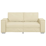 Fauteuil canapé Crème 180 x 78 x 84 cm Cuir artificiel