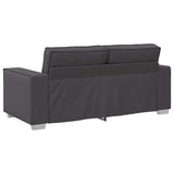 Fauteuil canapé Gris 180 x 78 x 84 cm Cuir artificiel