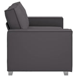 Fauteuil canapé Gris 180 x 78 x 84 cm Cuir artificiel