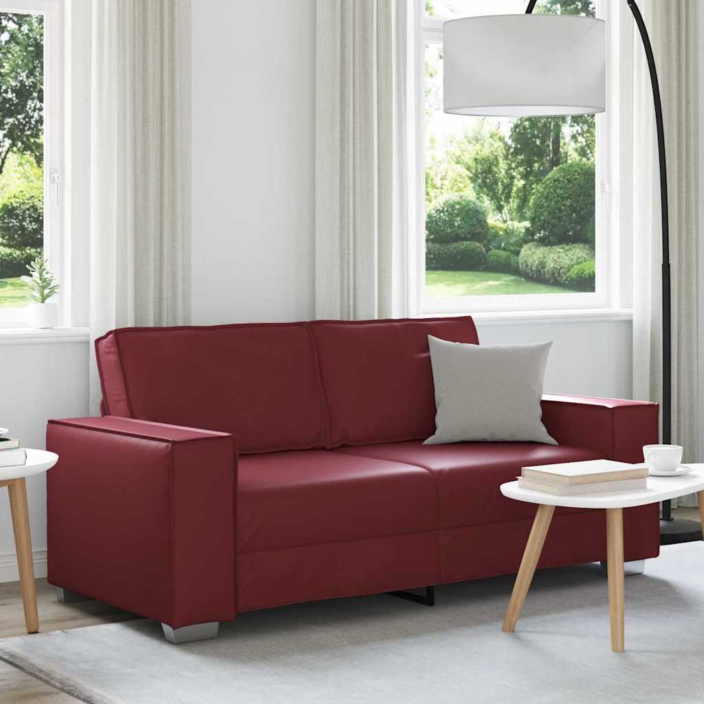 Fauteuil canapé Bordeaux 180 x 78 x 84 cm Cuir artificiel