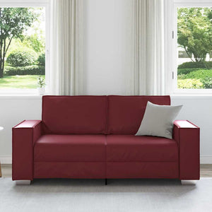 Fauteuil canapé Bordeaux 180 x 78 x 84 cm Cuir artificiel