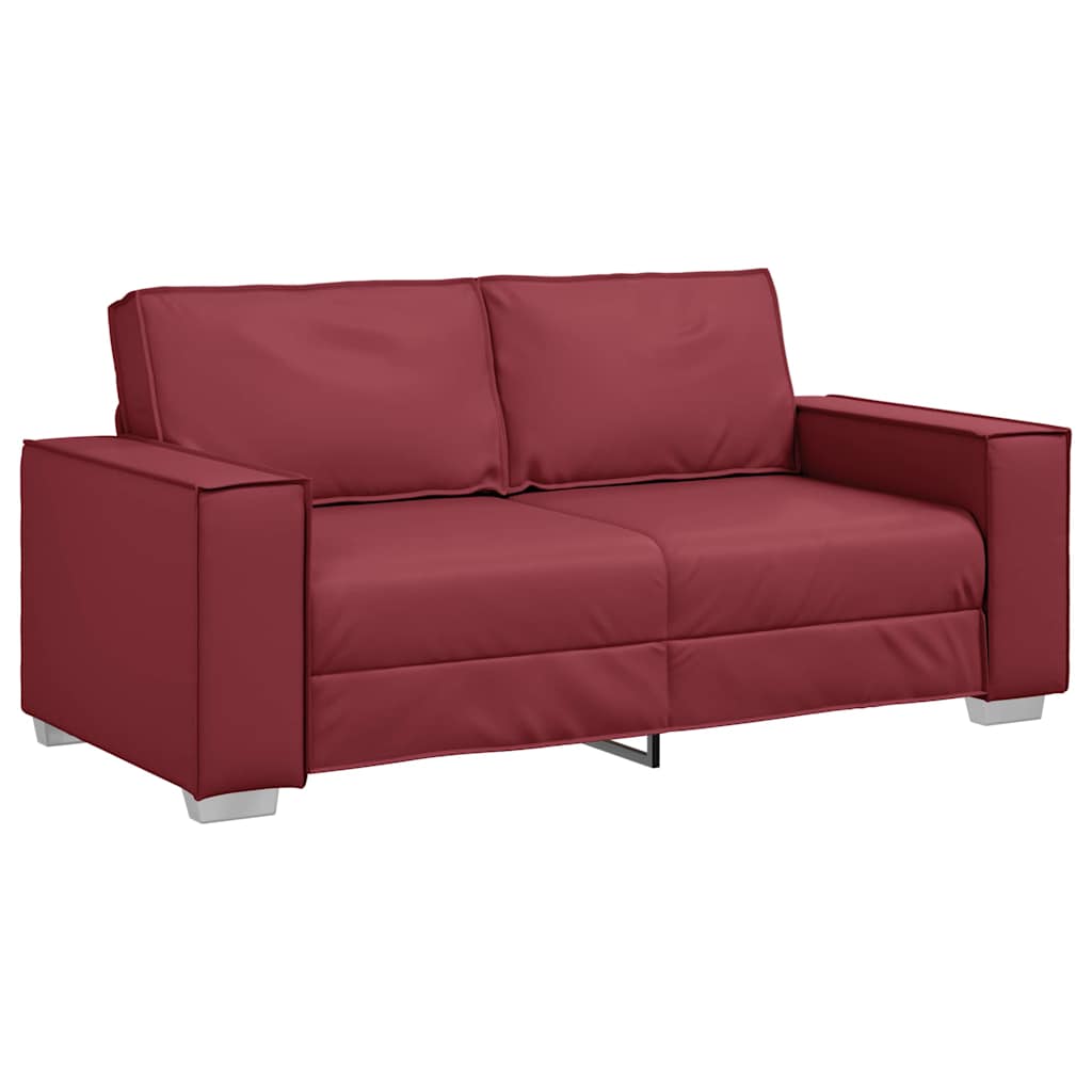 Fauteuil canapé Bordeaux 180 x 78 x 84 cm Cuir artificiel