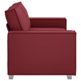 Fauteuil canapé Bordeaux 180 x 78 x 84 cm Cuir artificiel