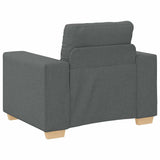 Fauteuil Gris foncé 60 cm Tissu