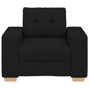 Fauteuil Noir 60 cm Tissu