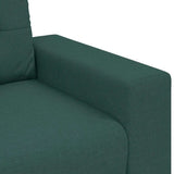 Canapé deux places avec coussin Vert foncé tissu