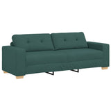 Canapé deux places avec coussin Vert foncé tissu