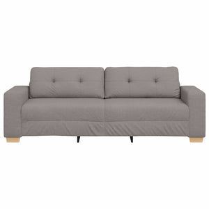 Sofa 3 places avec coussin Taupe tissu