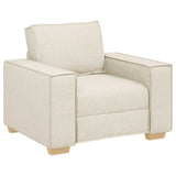 Fauteuil avec coussin Gris foncé Faux cuir