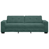 Canapé avec coussin Vert foncé Velours