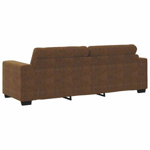 Canapé avec coussin Marron Faux cuir et Bois