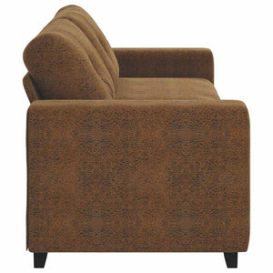 Canapé avec coussin Marron Faux cuir et Bois