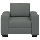 Fauteuil gris foncé 60 cm tissu