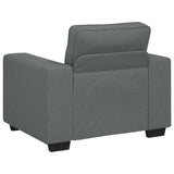 Fauteuil gris foncé 60 cm tissu