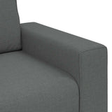 Fauteuil gris foncé 60 cm tissu