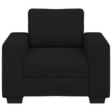 Fauteuil noir 60 cm tissu