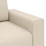 Canapé avec coussin avec oreiller Beige 100 x 77 x 82 cm Lin