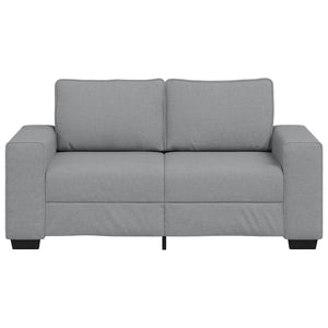 Canapé à 2 places gris clair 120 cm tissu