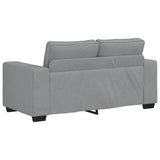 Canapé à 2 places gris clair 120 cm tissu