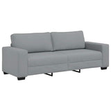 Canapé à 3 places gris clair 180 cm tissu