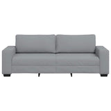 Canapé à 3 places gris clair 180 cm tissu