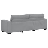 Canapé à 3 places gris clair 180 cm tissu