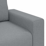 Canapé à 3 places gris clair 180 cm tissu