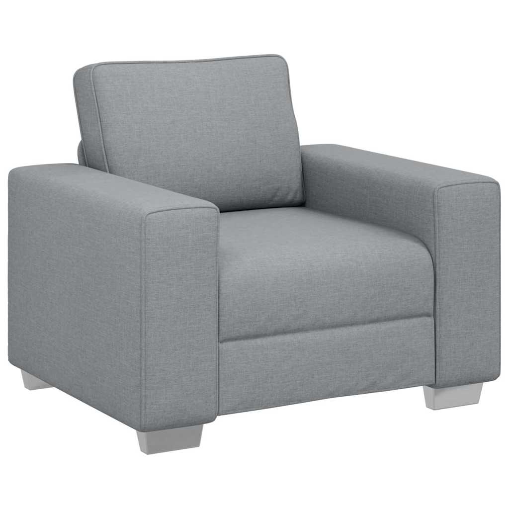 Canapé avec coussin Gris clair 100 x 77 x 82 cm tissu