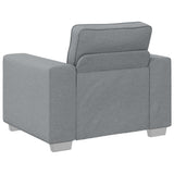 Canapé avec coussin Gris clair 100 x 77 x 82 cm tissu