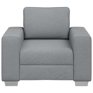 Canapé avec coussin Gris clair 100 x 77 x 82 cm tissu