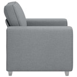 Canapé avec coussin Gris clair 100 x 77 x 82 cm tissu