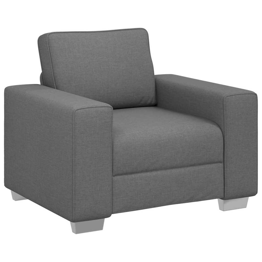 Canapé avec coussin Gris foncé 100 x 77 x 82 cm tissu
